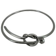 Barbara Knot Silver Plated Bangle