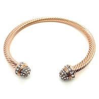 Bali Cable Rose Gold Toned Bracelet