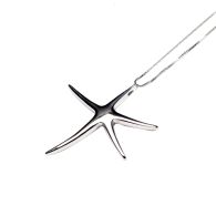 Sterling Silver Strength Starfish Pendant