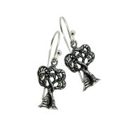 Couples Palm Tree Logo Earrings