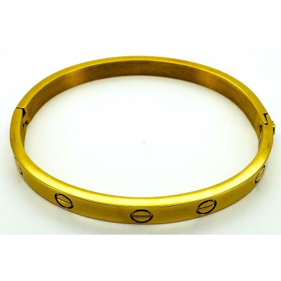 Screwdriver Gold Plated Bangle