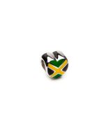 Jamaica Flag Heart Charm