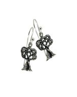 Couples Palm Tree Logo Earrings