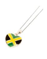 Jamaica One Heart Pendant 